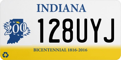 IN license plate 128UYJ