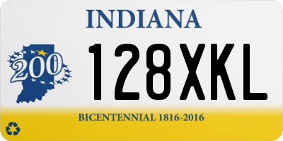 IN license plate 128XKL