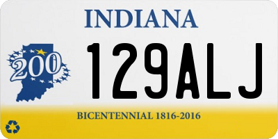 IN license plate 129ALJ