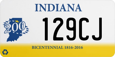 IN license plate 129CJ