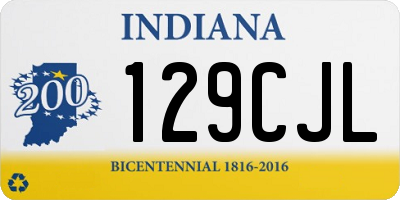 IN license plate 129CJL