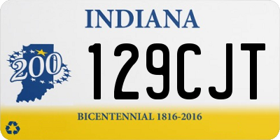 IN license plate 129CJT
