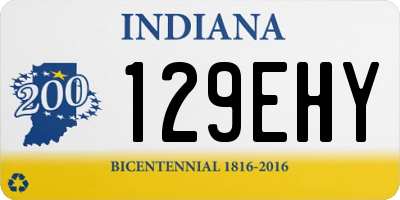 IN license plate 129EHY