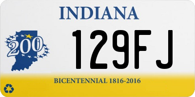 IN license plate 129FJ