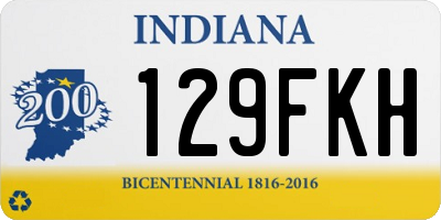 IN license plate 129FKH
