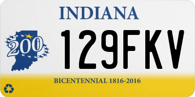 IN license plate 129FKV