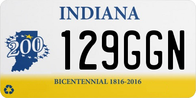 IN license plate 129GGN