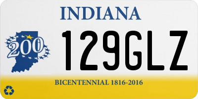IN license plate 129GLZ