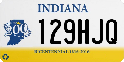 IN license plate 129HJQ