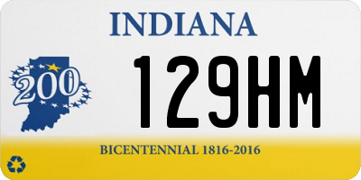 IN license plate 129HM