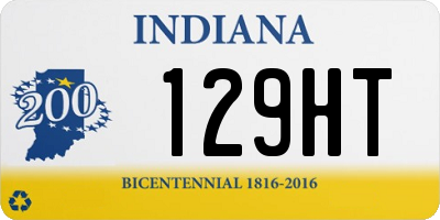 IN license plate 129HT