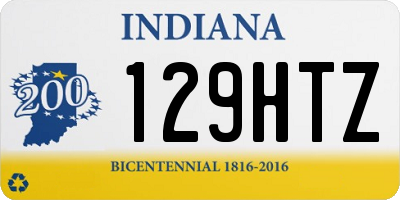 IN license plate 129HTZ