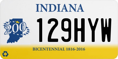 IN license plate 129HYW