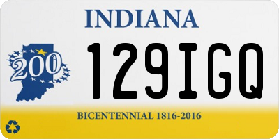 IN license plate 129IGQ