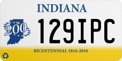 IN license plate 129IPC