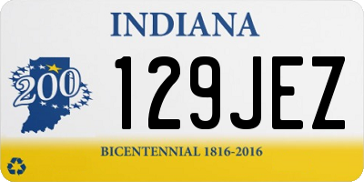 IN license plate 129JEZ
