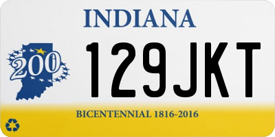 IN license plate 129JKT