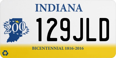 IN license plate 129JLD