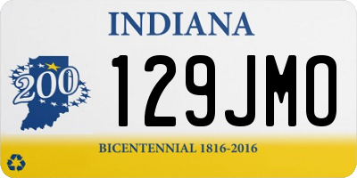 IN license plate 129JMO