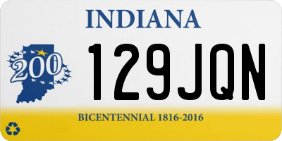 IN license plate 129JQN