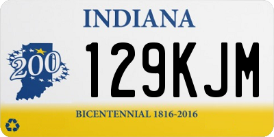 IN license plate 129KJM