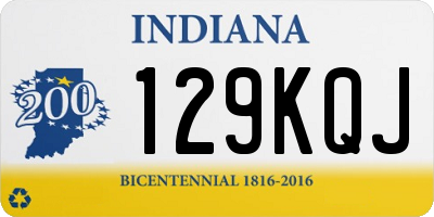 IN license plate 129KQJ
