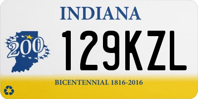 IN license plate 129KZL