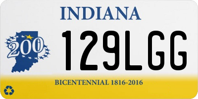 IN license plate 129LGG