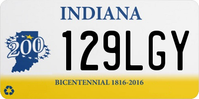 IN license plate 129LGY
