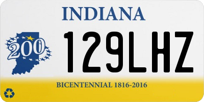 IN license plate 129LHZ