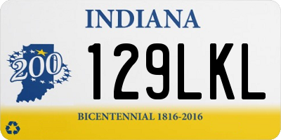 IN license plate 129LKL