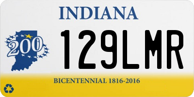 IN license plate 129LMR