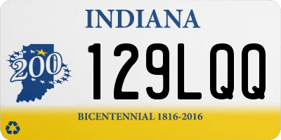 IN license plate 129LQQ