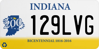 IN license plate 129LVG