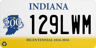 IN license plate 129LWM