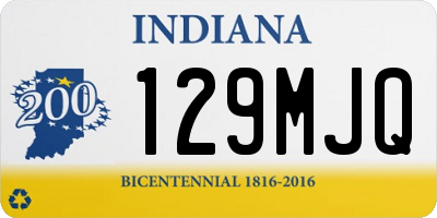IN license plate 129MJQ