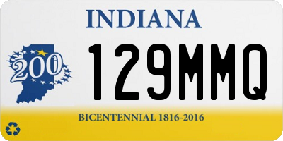 IN license plate 129MMQ