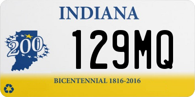 IN license plate 129MQ