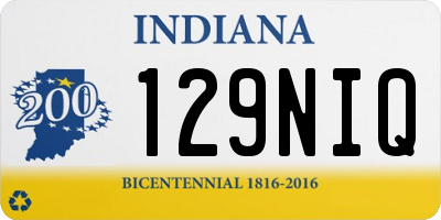 IN license plate 129NIQ