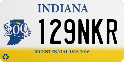 IN license plate 129NKR