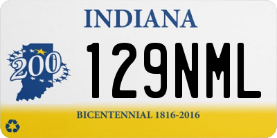 IN license plate 129NML