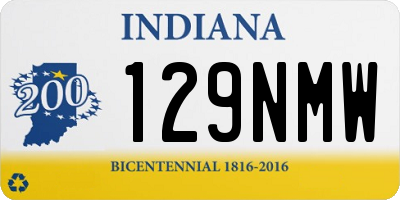 IN license plate 129NMW