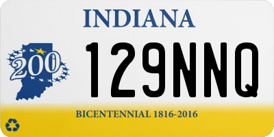 IN license plate 129NNQ