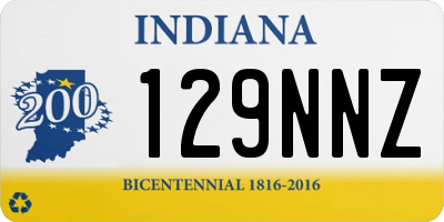 IN license plate 129NNZ