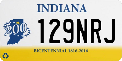 IN license plate 129NRJ