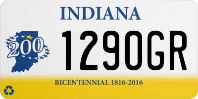IN license plate 129OGR