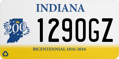 IN license plate 129OGZ