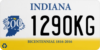IN license plate 129OKG