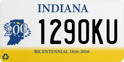 IN license plate 129OKU
