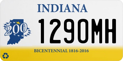 IN license plate 129OMH